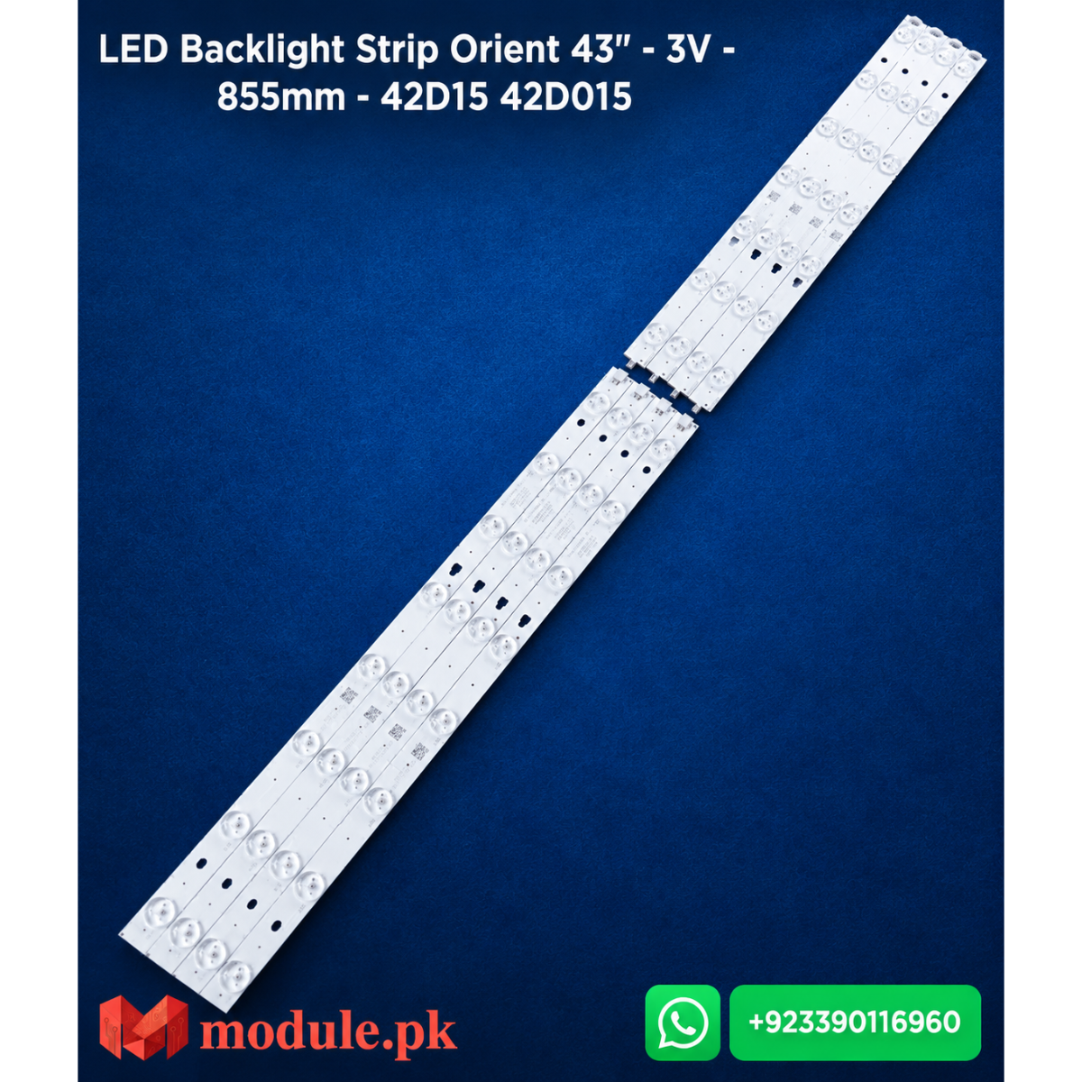 LED Backlight Strip Orient 43" - 3V - 855mm - 42D15 42D015