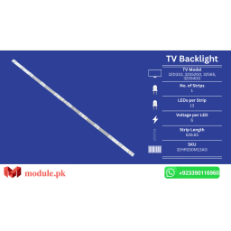 LED Backlight Strip TCL 32" - 6V - 630mm - 32S230A, 32V6EA, 32S5400, 32S11F