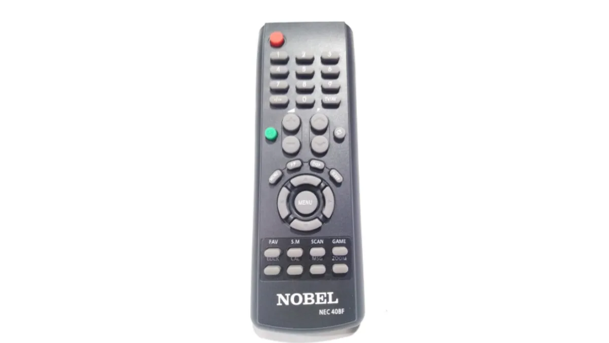 TV Remote Nobel - NOBEL 40BF GTC, NOBEL TV, NOBEL GTC, GTC TV