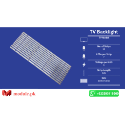 LED Backlight Strip MultyNet 65" - 6V - 635mm - D65071330, LE-65E1, PTV65SS04X, SB65350, SMT65E1MUC2M1B1, EC65E1A, ES65E1A