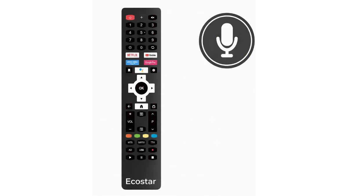 LED TV Remote Ecostar - REMOTE CONTROL FOR ECOSTAR LCD LED SMART TV