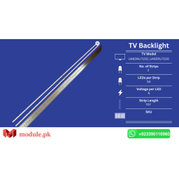 LED Backlight Edge-lit Samsung 65" - 6V - 707mm - UA65NU7100, UA65RU7100, UA65NU7020, UA65NU7090, UA65NU7300, UA65RU7300, UE65NU7105K, UN65NU7100F, UN65NU7200F, UE65NU7092, UE65NU7100, UE65NU7179U, UE65NU7105, UE65RU7102, UN65NU7090G
