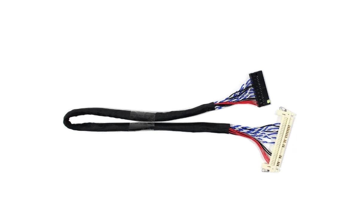 China LVDS CABLE FIX-30P 1ch 8bit for 1366x768 10 Data 18.5-40 inch panel