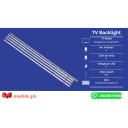 LED Backlight Strip China 50" - 6V - 915mm - CX50D09-ZC56AG, CX500DLEDM, 50U660TS, 50UST5970