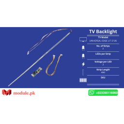 LED Backlight Edge-lit China - 3V - 490mm - CHINA UNIVERSAL EDGE LIT 17-26