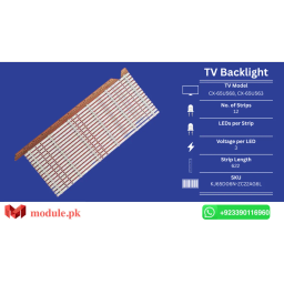 LED Backlight Strip Ecostar 65" - 3V - 622mm - CX-65U568, CX-65U563, JVC LT-65N885
