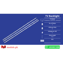 LED Backlight Strip Samsung 40" - 3V - 775mm - UA40M5000, UA40K5000, UE40M5002AH, UE40J5000AU, UE40J5070, UE40J5200, UN40J5300, UN40J5200AG, UE40J5202, UA40J5000AK, UE40N5300AK, UN40J5290, UA40M5100, UA40N5100, UA40M5050, UA40J5100, UA40KF21E, HG40ND470