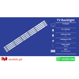 LED Backlight Strip China 40" - 3V - 790mm - CX400DLEDM, V390HJ5