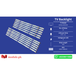 LED Backlight Strip Samsung 48" - 3V - 442mm - UE48JU6400K, UE48JU6500K, UN48JU6100, UE48JU7000, UE48JU7090, UE48JU7080, UN48JU6020, UE48JU6470, UE48JU6415
