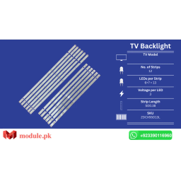 LED Backlight Strip China 55" - 3V - 500mm - ZDCX55D13L, SHIVAKI STV-55LED15