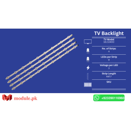LED Backlight Strip LG 32" - 3V - 648mm - 32LS3400, 32LM3400, 2LM340T-ZA, 32ls340t