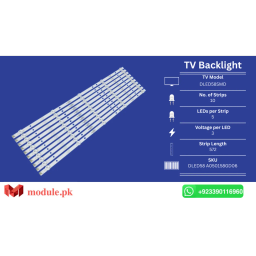 LED Backlight Strip China 58" - 3V - 572mm - DLED58SMD, 58A06, RHOS581SM