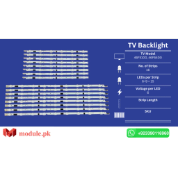 LED Backlight Strip Samsung 46" - 6V - UA46F5500AR, UA46F6400, UE46F5300, UE46F5500, UE46F5080, UE46F5000AW, UE46F5070, UE46F6475, UE46F5700, UE46F6510, UE46F6740SS, UE46F6640SS, UA46F5100AR, UA46F5000AR, UA46F5080AJ