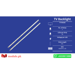 LED Backlight Edge-lit China 50" - 315mm - V500H1-LS5, LE50D8800, 50PF7070