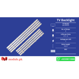 LED Backlight Strip LG 39" - 3V - 39LN5400, 39LN5700, 39LN5757, 39LA616V, 39LA621V, 39LA620S, 39LN5300, 39LN5100, 39LN540V, 39LN570V, 39LA620V
