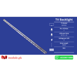 LED Backlight Strip TCL 50" - 6V - 50P635, 50RK8600, 50RP630, 50S455, 50S453, 50S451, 50F265C, 50P631, 50P635X1, 50P631X1, 50S11