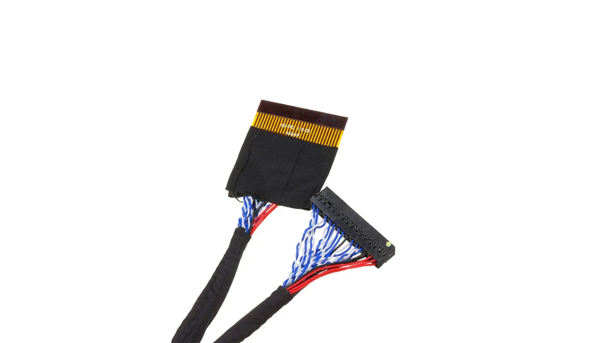 China 30pin 2CH 8-Bit FPC to DuPont Lvds LCD Driver Board Cable for 1366x768 Samsung Sony panel