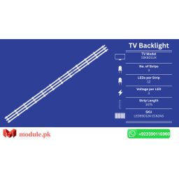 LED Backlight Strip Haier 55" - 3V - 1075mm - 55K800UX, LU55C7, 55K801UX, 55U1, LU55C8, LU55C61, LT-55MCS780