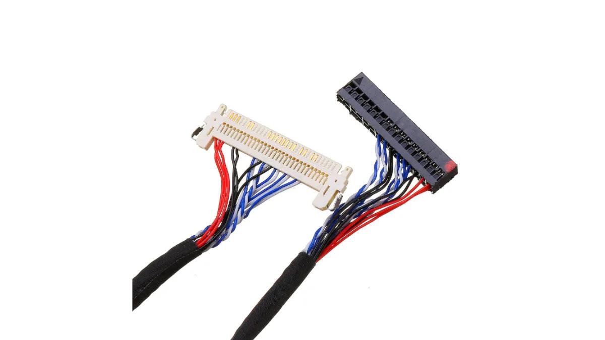 China LVDS Cable 30 Pin, 1-Ch 8-Bit, For LG Type Panel 23-40 inch