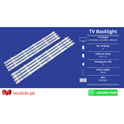LED Backlight Strip Orient 40" - 3V - 40H6951, 40L6951, ECOSTAR CX-39U555