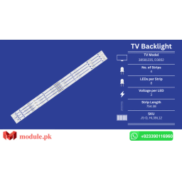 LED Backlight Strip China 40" - 3V - 754mm - JLD38581235-017HS, XS-1338