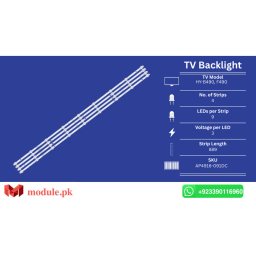 LED Backlight Strip China 49" - 3V - 889mm - HY-B490A2, Senko LY500-DH01, XS-1211