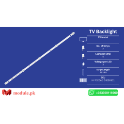LED Backlight Strip China 32" - 3V - 564mm - HY-F320A2, XS-2365, 32H82053